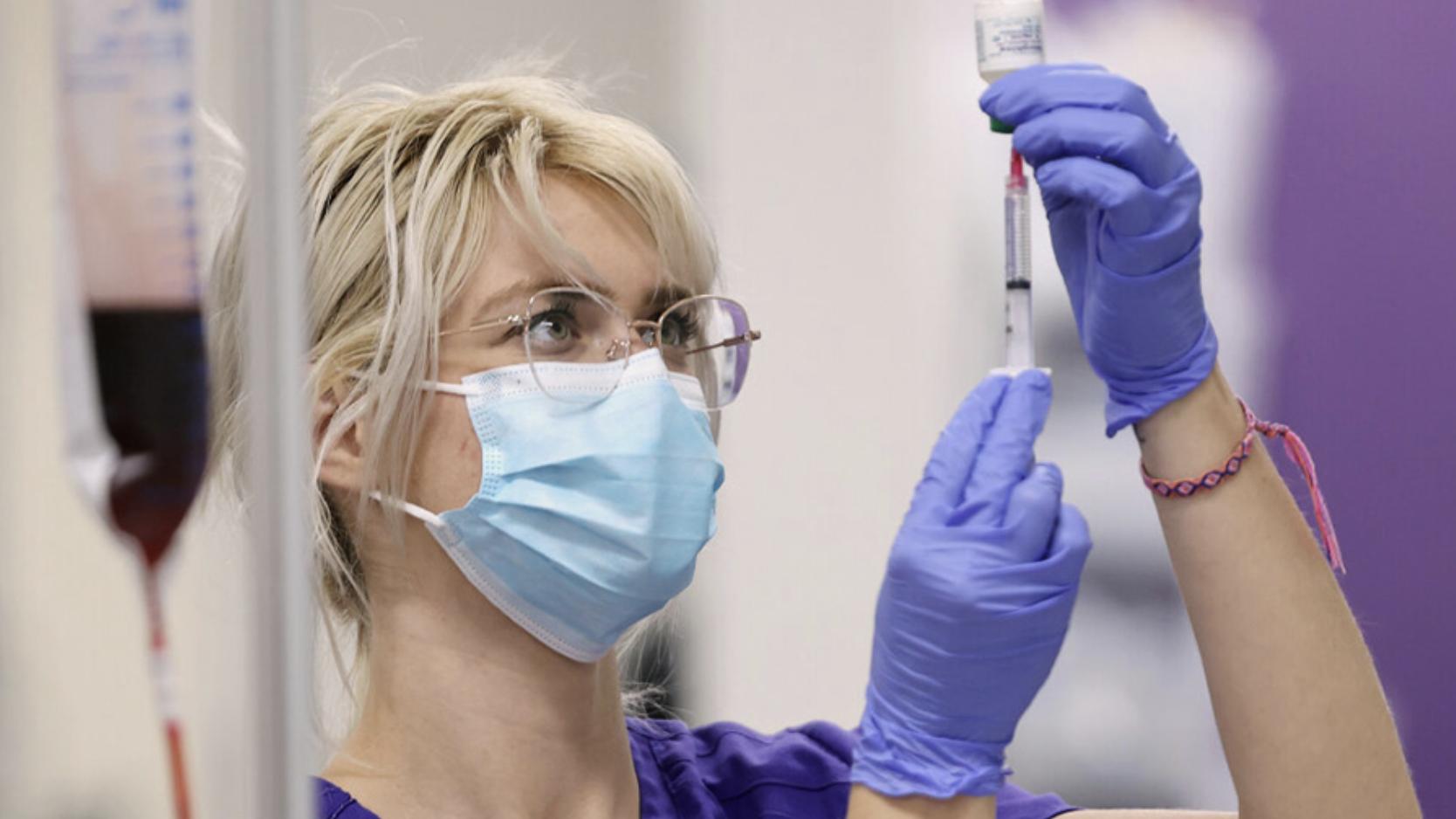 Nursing student Tia Judd works in the simulation lab in the Marriott Health Building at Weber State University in Ogden, Sept. 5, 2023. This past spring, the National Council of State Boards of Nursing, which listed Utah as the state with the greatest nursing shortage, reported that 138,000 nurses left the field since 2022.
