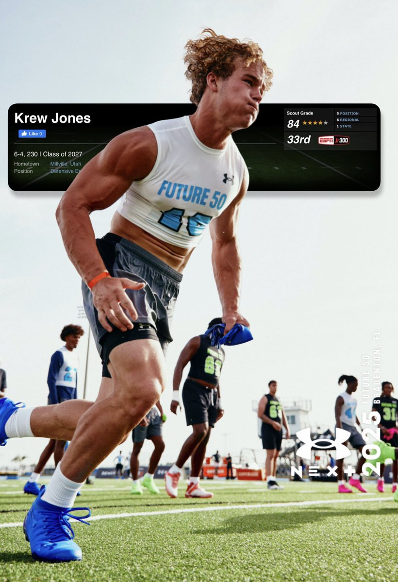 Who is Krew Jones? Meet the top-ranked 2027 football prospect from Utah