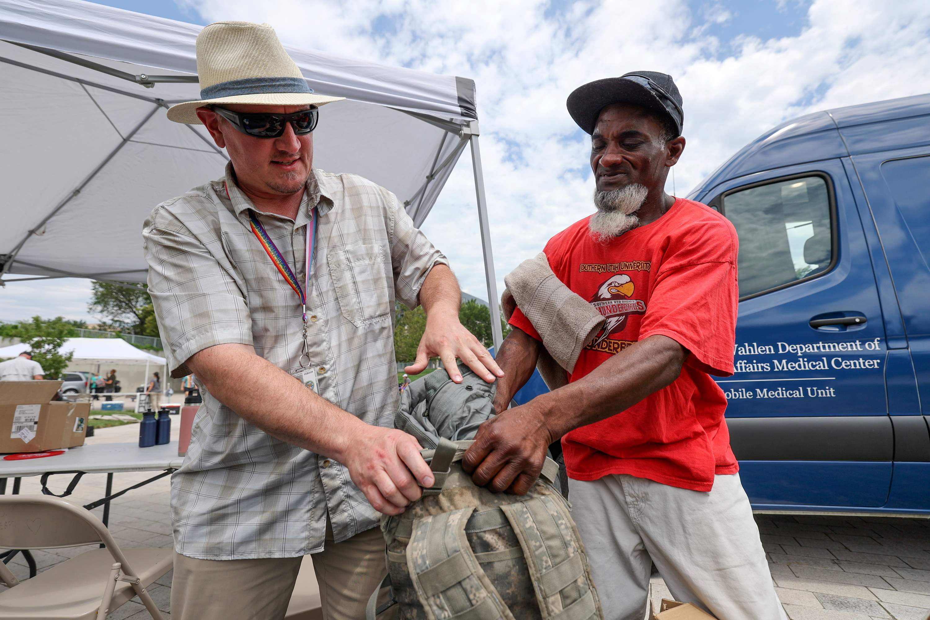 Veteran surge event connects unsheltered veterans to resources and homes