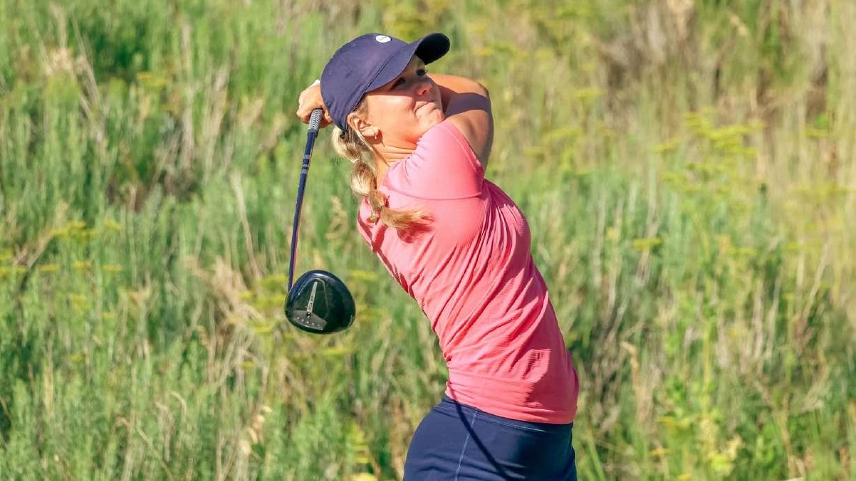 Crimson Cliffs rising senior Kate Walker, who has verbally committed to Utah Tech, will face Nebraska's Arden Louchheim in the championship match of the 119th Utah women's state amateur, Thursday, July 24, 2025 at Wasatch Mountain Midway.