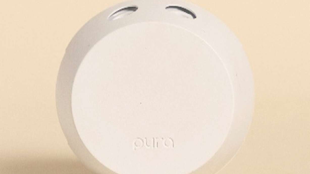This image provided by the U.S. Consumer Product Safety Commission shows a Pura 4 Smart Home Fragrance Diffuser. Pura Scents is recalling more than 850,000 diffusers due to a potential safety hazard for children.