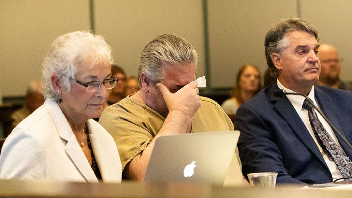 Jeremy Best during the second day of his sentencing, Thursday. Best was sentenced to three life terms in prison without parole for his role in the deaths of Zeke Best, Kali Randall, and his unborn daughter, Freya.