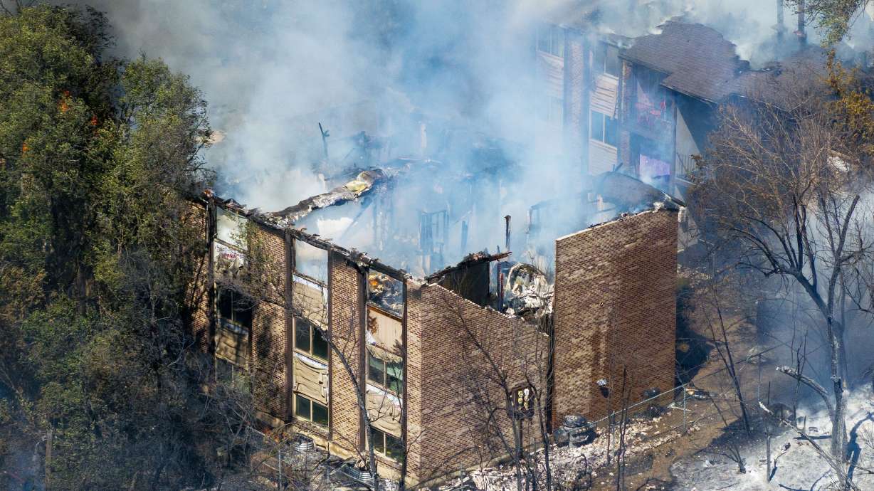 A large fire in the Millcreek area destroyed two apartment buildings on Friday. Salt Lake City leaders said Monday they are cooperating with fire investigators in relation to the fire, which began on land owned by Salt Lake City.