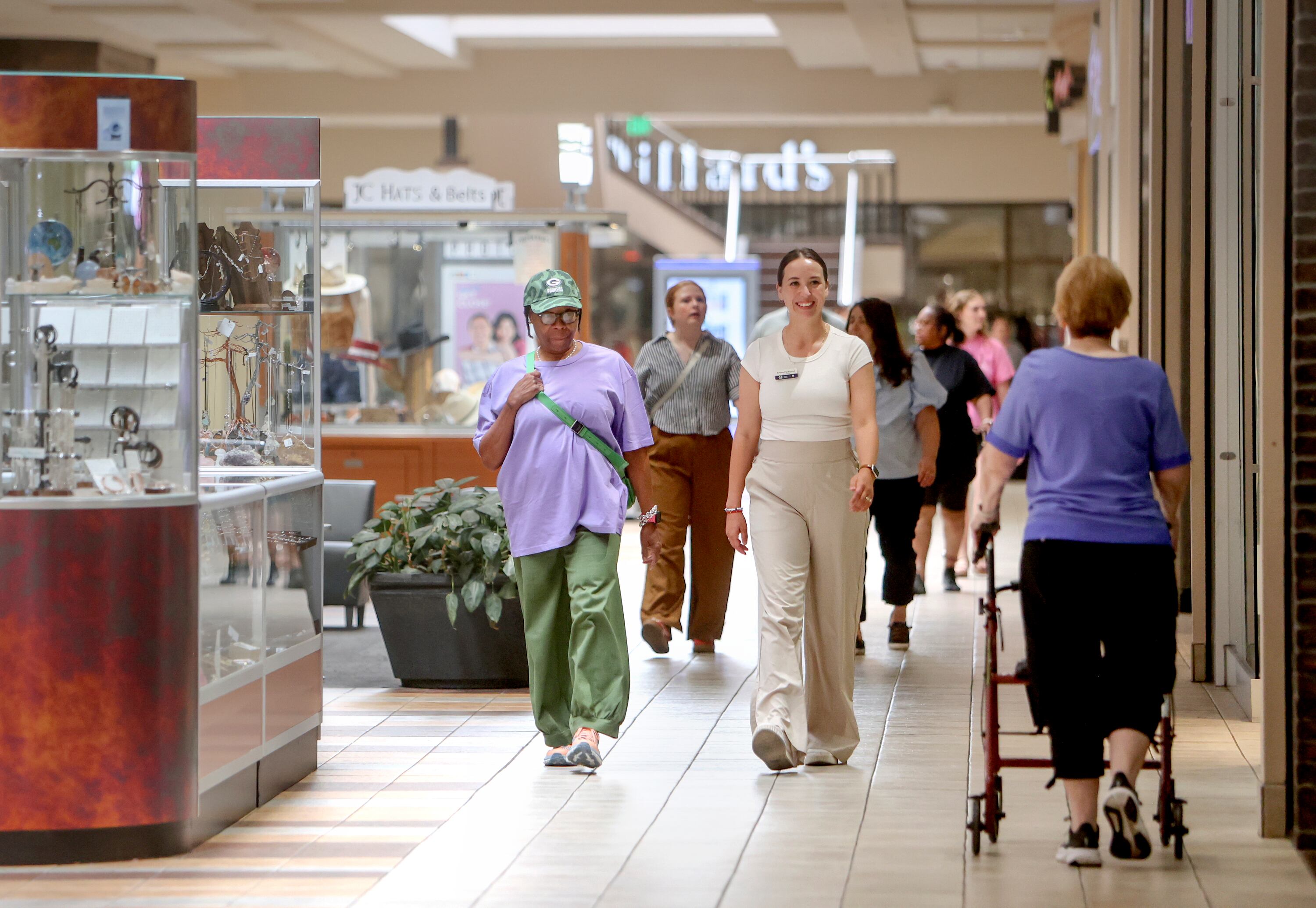 Mall walking: Staying active while staying out of the heat