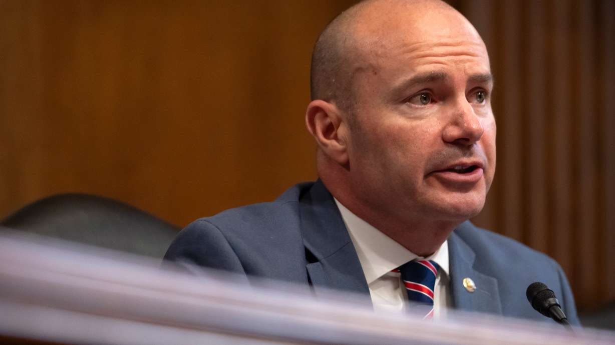 Committee chairman Sen. Mike Lee, R-Utah, speaks during a hearing on Capitol Hill, July 10, in Washington.