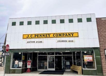 The world's first JCPenney store, originally named the Golden Rule, is located in Kemmerer, Wyoming.