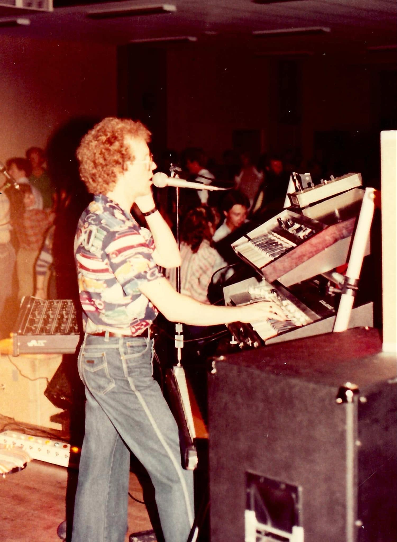 David Stephensen plays a gig on the road in the 1960s. Stephensen accepted a calling to play the organ at church when he was 19, and has been serving ever since.