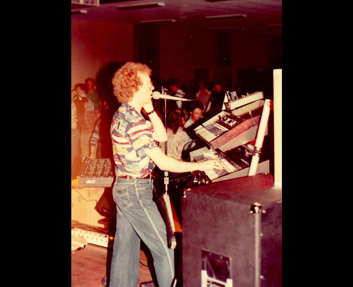 David Stephensen plays a gig on the road in the 1960s. Stephensen accepted a calling to play the organ at church when he was 19, and has been serving ever since.