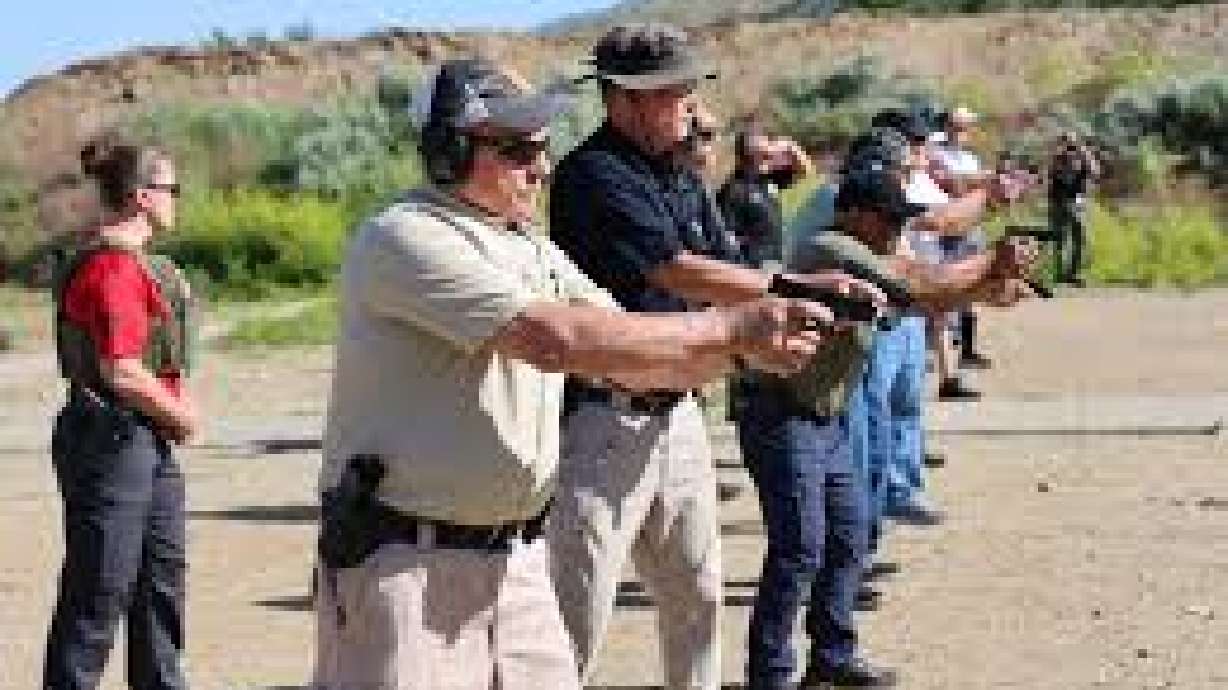 Davis County residents practice shooting their firearms at the Davis County Shooting Range in Kaysville. After a 10-month closure, the range is once again open.