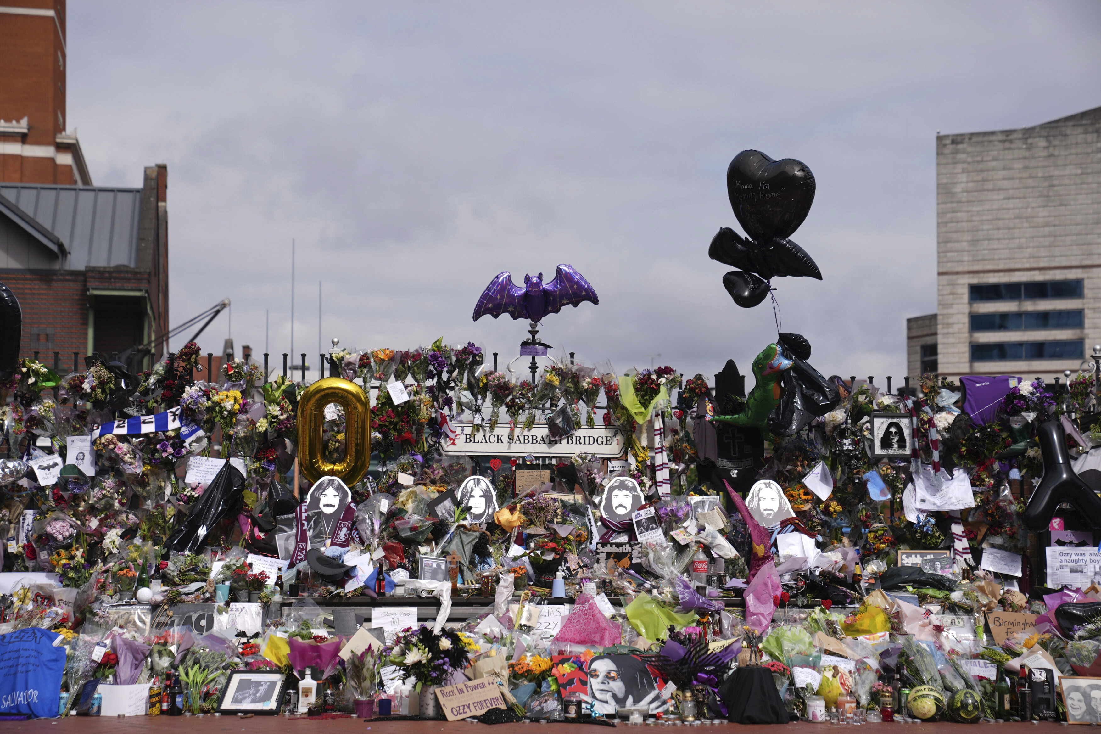 Birmingham, the home of metal, honors Ozzy Osbourne as hearse passes through