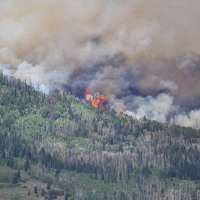 New evacuations ordered because of Monroe Canyon Fire; power structures burned