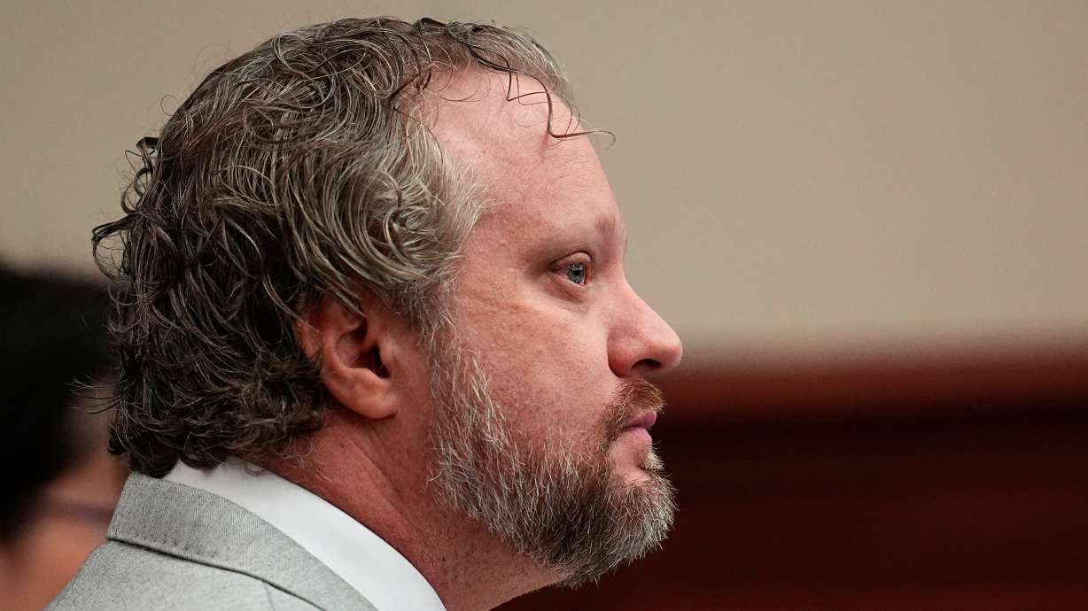 James Craig in district court in Arapahoe County, Tuesday, in Centennial, Colo. Craig was convicted Wednesday of murder in the poisoning death of his wife, receiving a life sentence without parole.