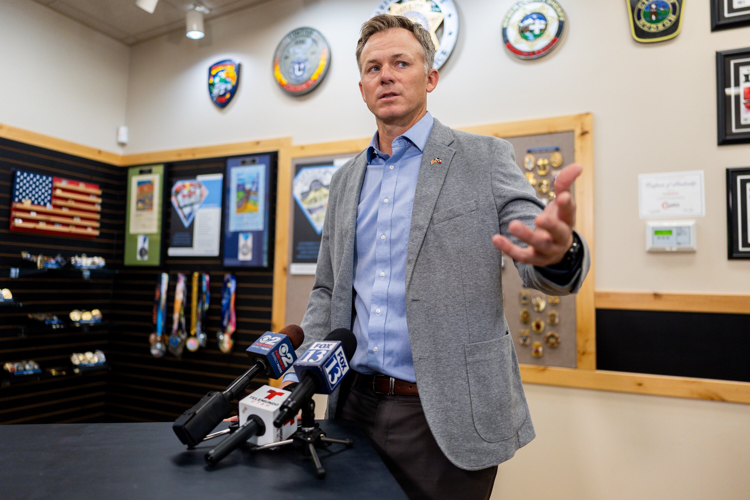 Rep. Blake Moore addresses Epstein files, immigration and Trump's tax bill during Utah visit