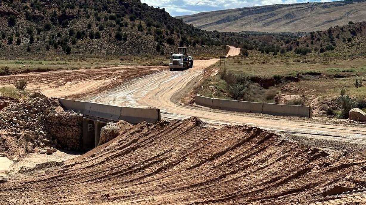 The House Valley Rock Road in Kane County. The state of Utah won access to the contested road in a federal court ruling after a contentious legal battle.