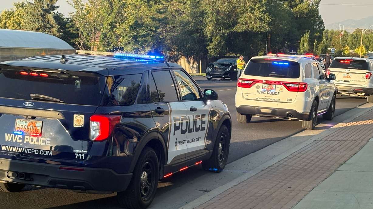 A driver died in a crash in West Valley City on Wednesday evening.