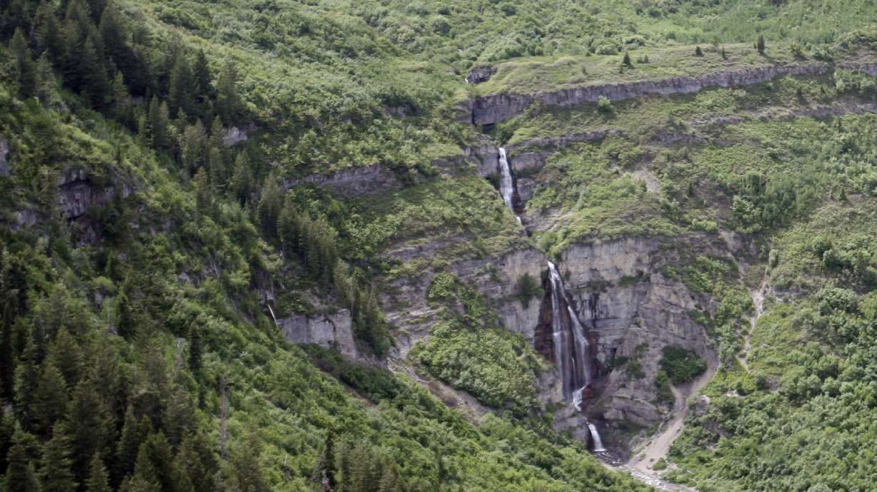Stewart Falls in Provo Canyon in June 2012. It's one of many iconic outdoor spaces within the 801 area code.