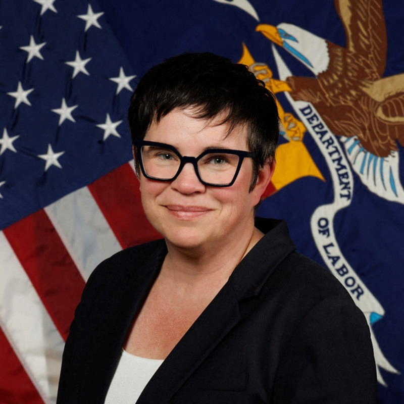 U.S. Labor Department's Bureau of Labor Statistics Commissioner Erika McEntarfer in this undated handout image, obtained by Reuters on Aug. 2.