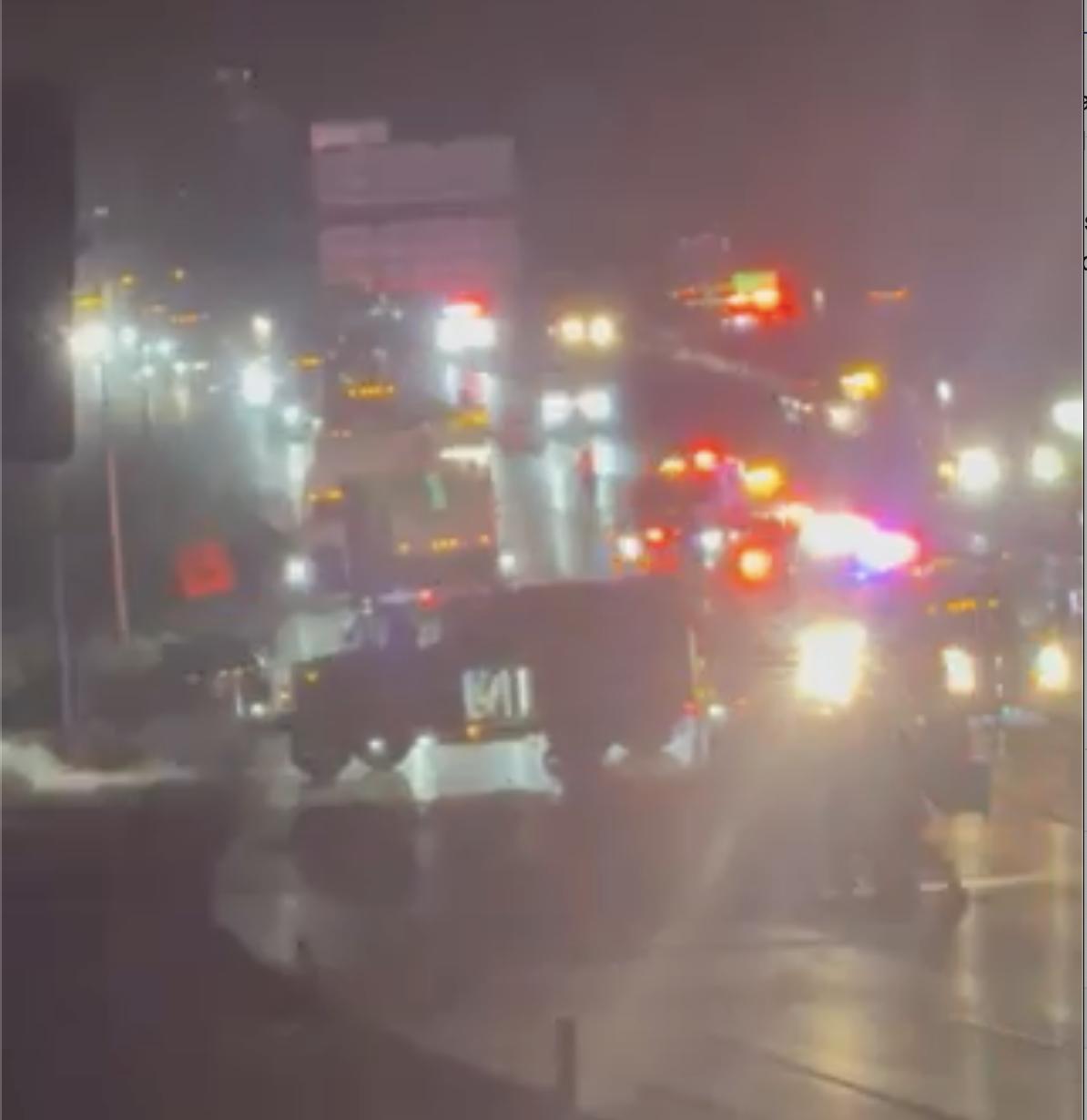 Authorities respond to an incident on eastbound I-80, Friday. UHP is investigating the death of a man after he was struck by a pickup truck while attempting to cross toward a construction area. He was identified Sunday as a West Jordan man.