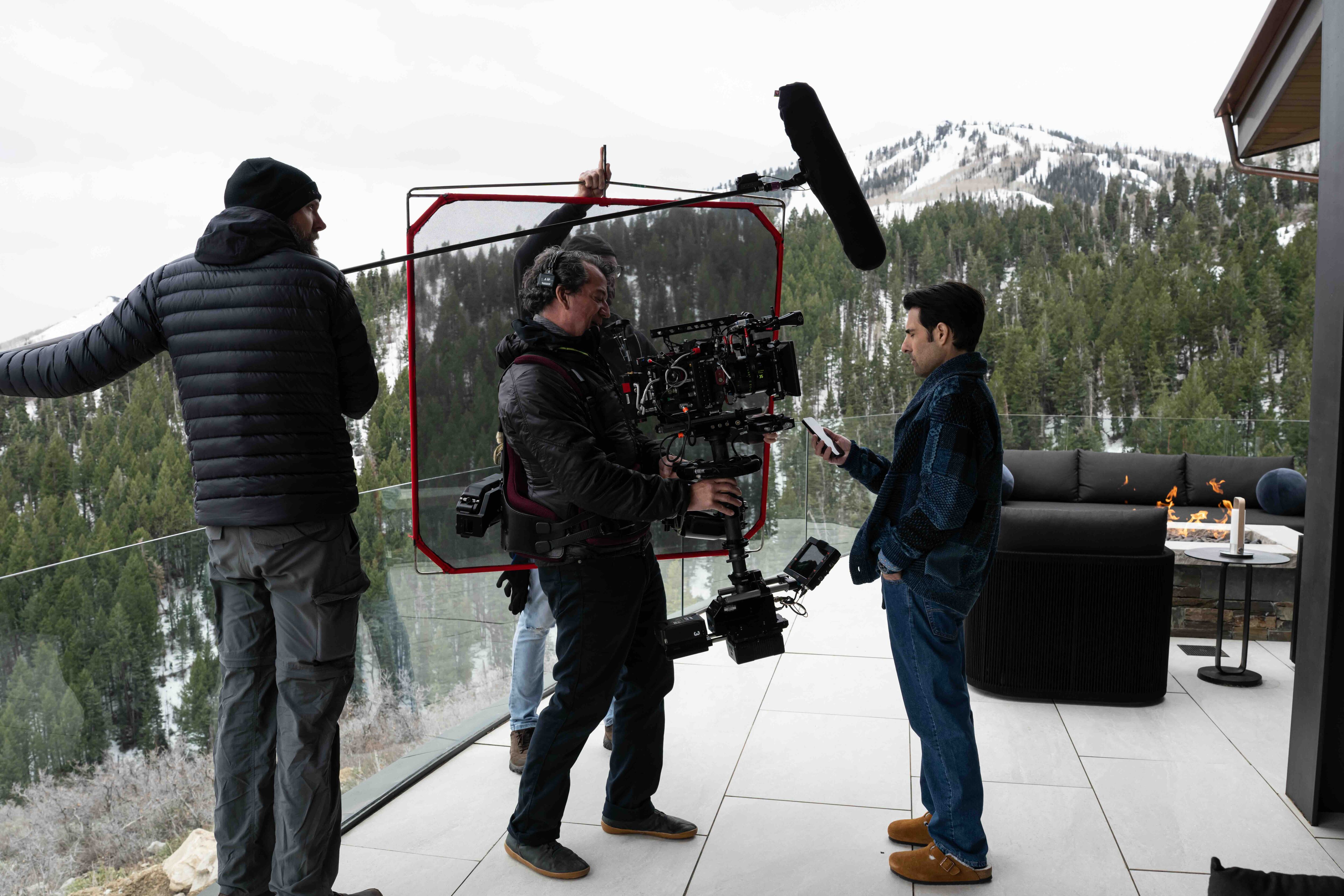Filming of "Mountainhead," produced by HBO (2025). The film was partially supported by the Utah Motion Picture Incentive Program.