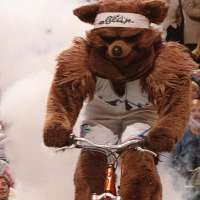 Former Jazz Bear battles cancer, remembers young patients who always smiled