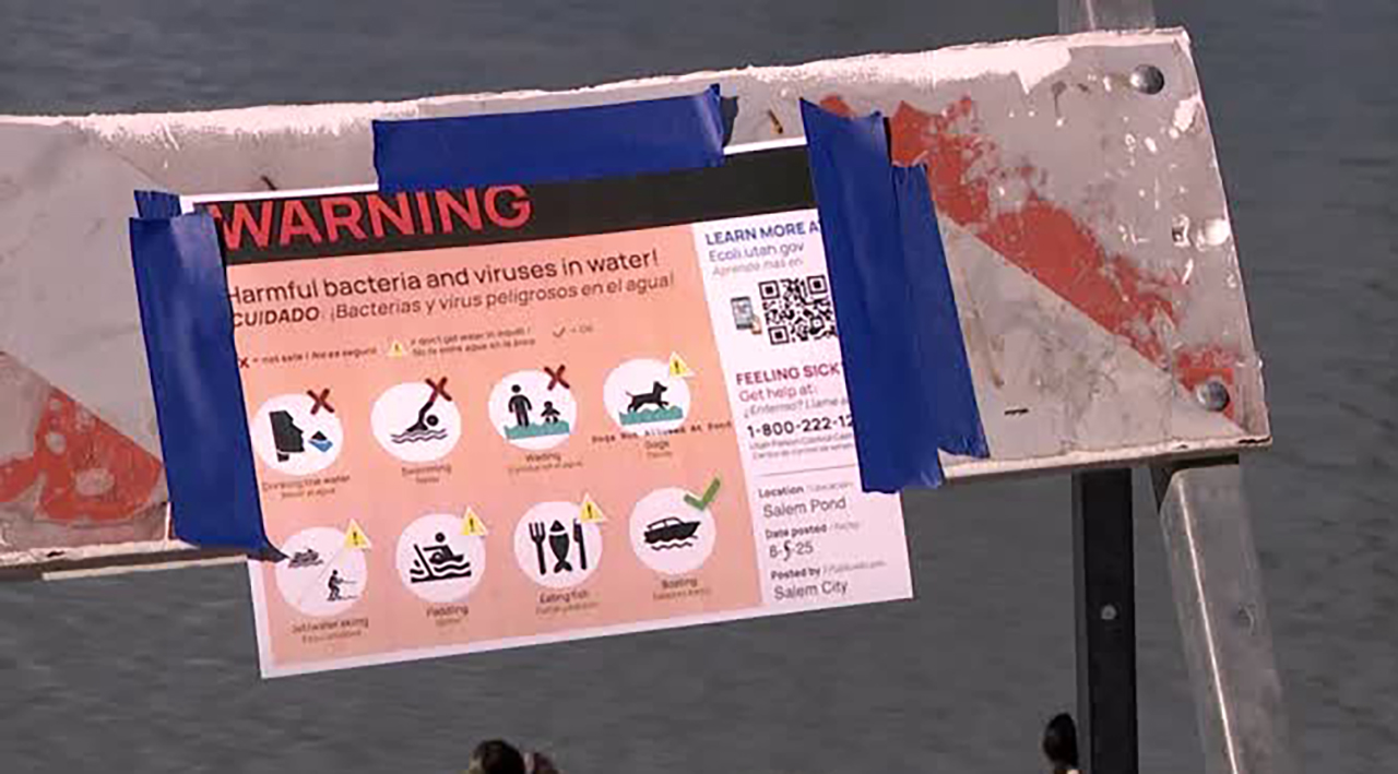 Officials warn of E. coli at Salem Pond