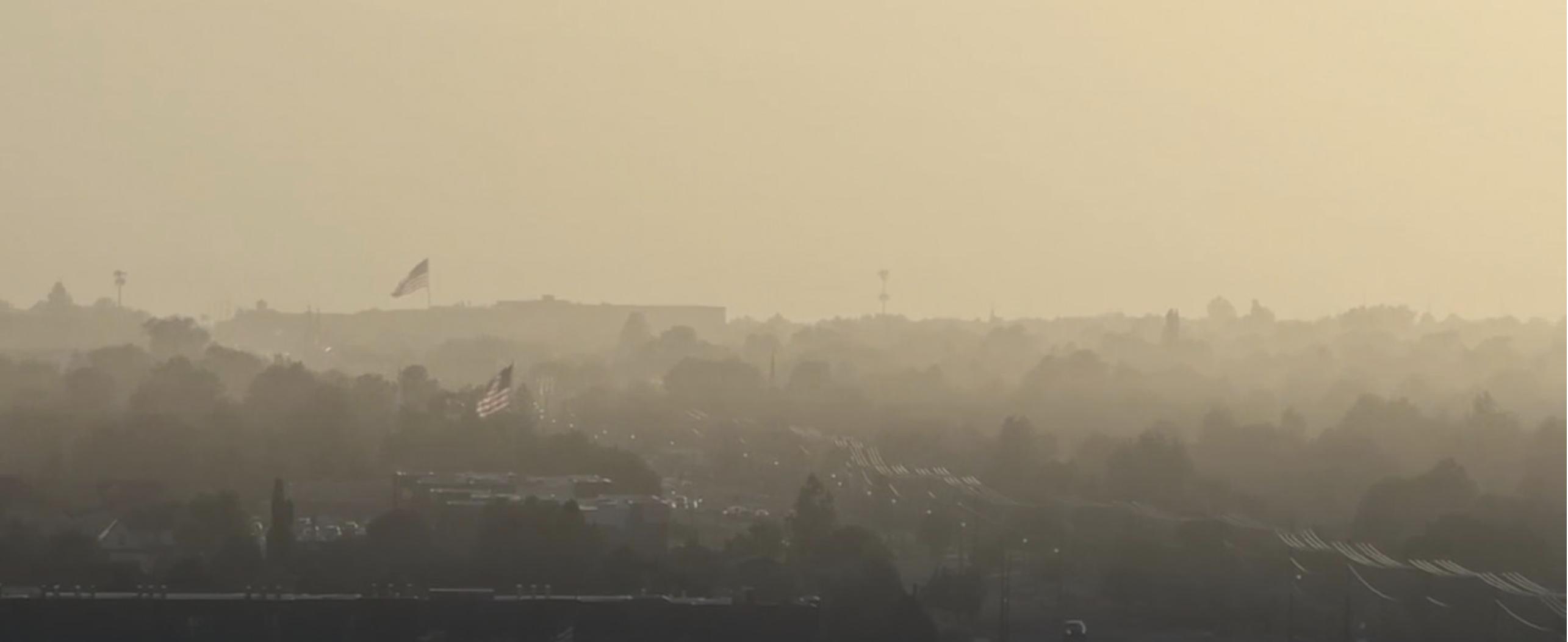 Great Salt Lake dust makes it all the way to Utah County