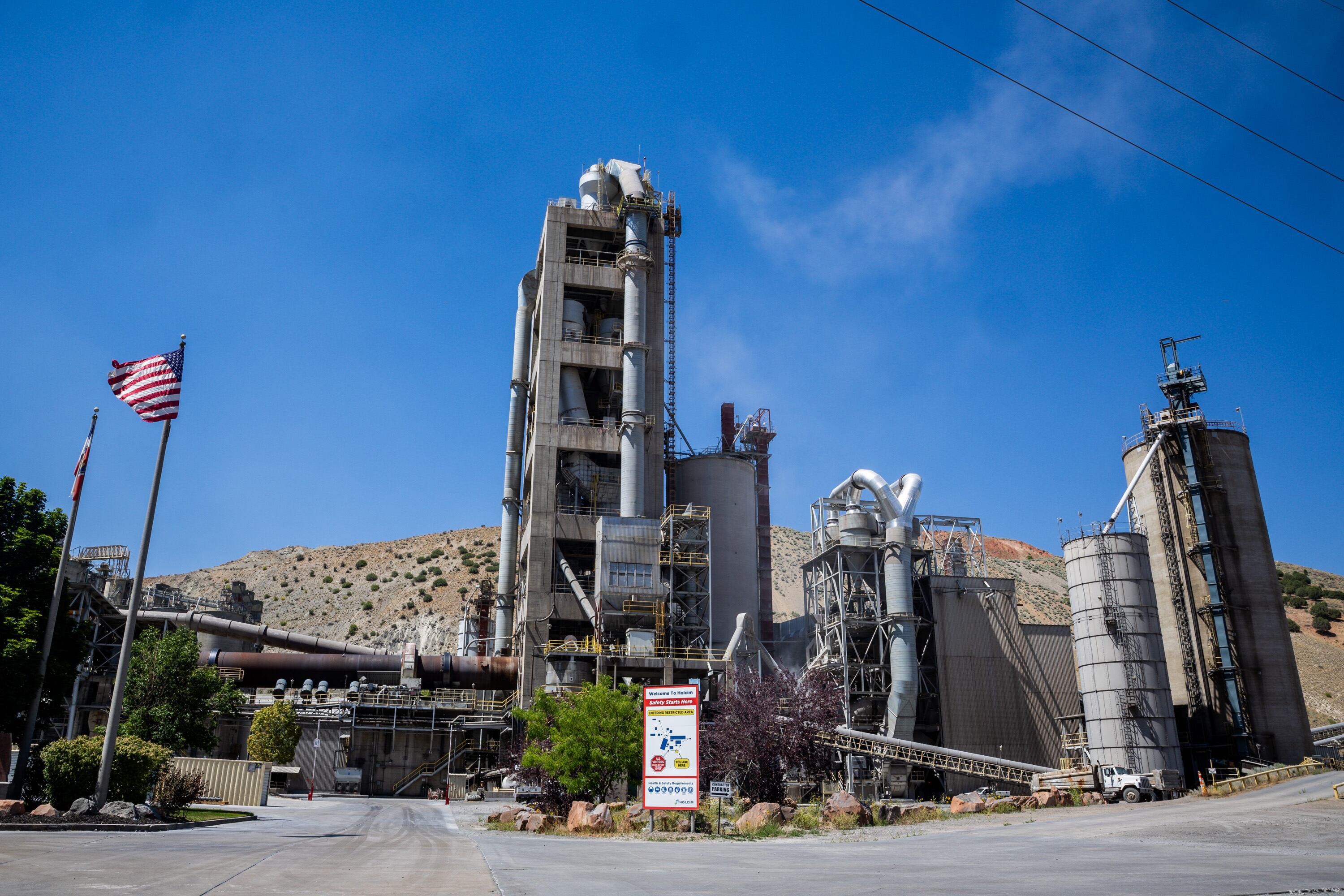 The Devil's Slide cement plant in Morgan on Wednesday. Brian Somers, president of the Utah Mining Association, said the state's mining industry is "robust and growing."