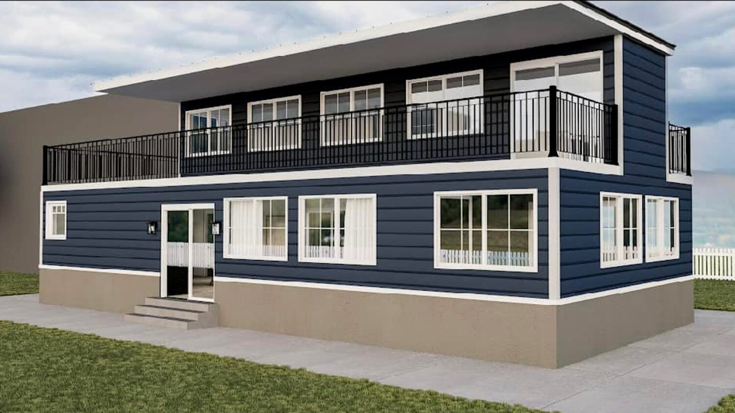A rendering of a tiny home that Eric and Erica Threkeld planned to have built behind their home in Clinton.