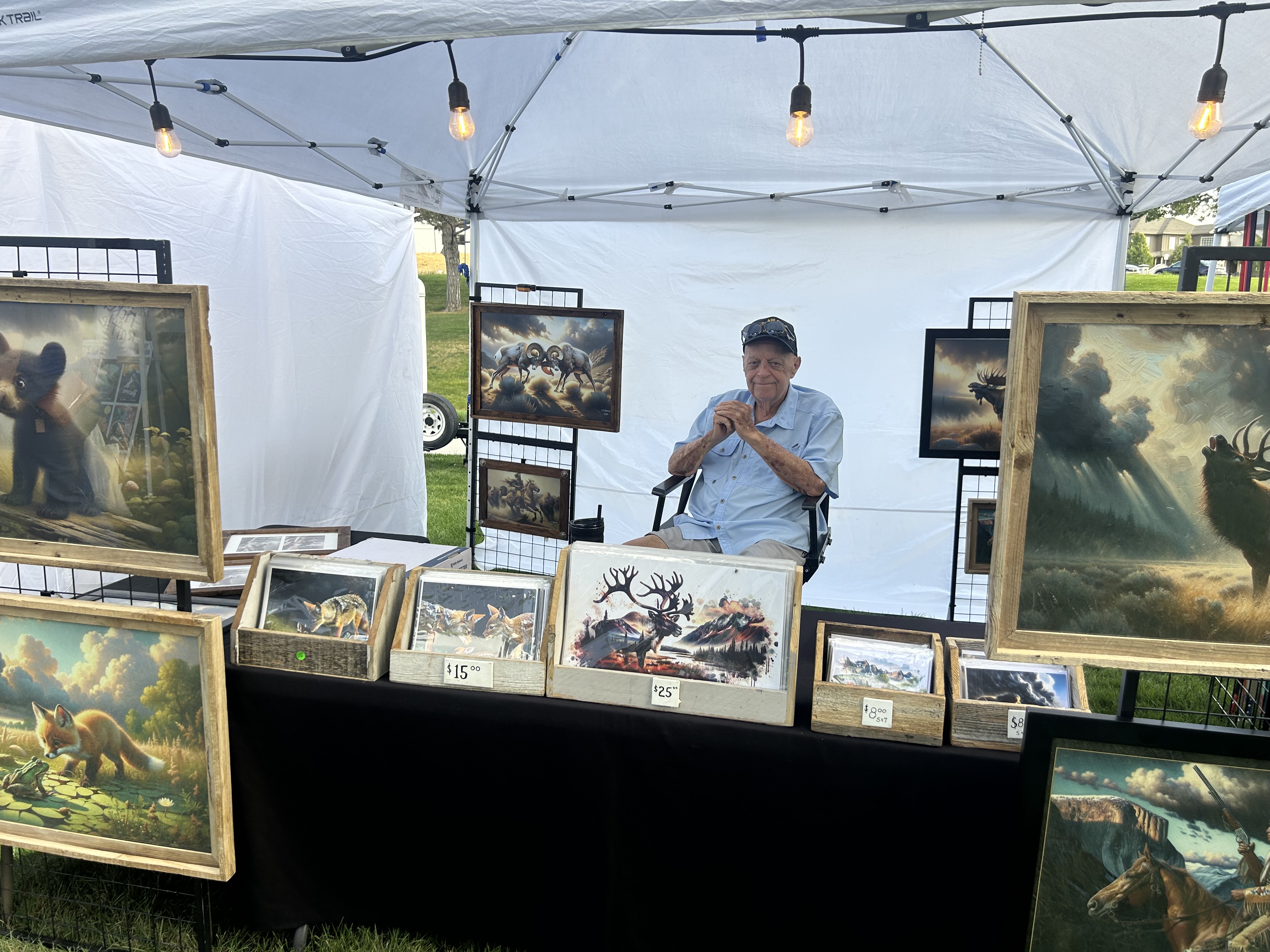 Utah veteran turns to art for peace in cancer battle