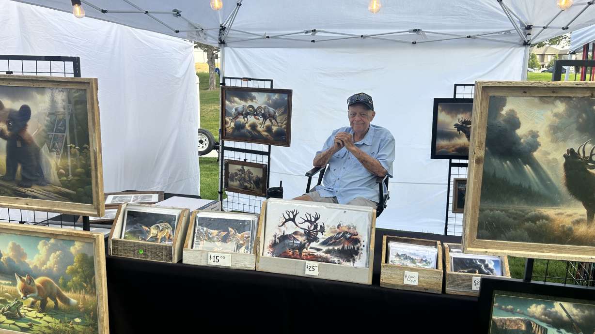 Steve Henline, a veteran and cancer warrior, has been creating digital art for the past few years as a means of finding peace. He has shared his story with numerous people at farmers markets and other artistic opportunities.