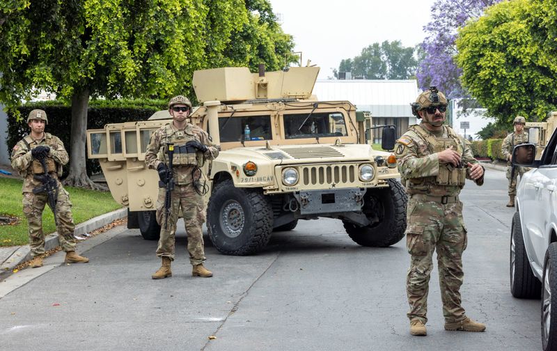 Landmark trial kicks off over Trump's use of military in policing role