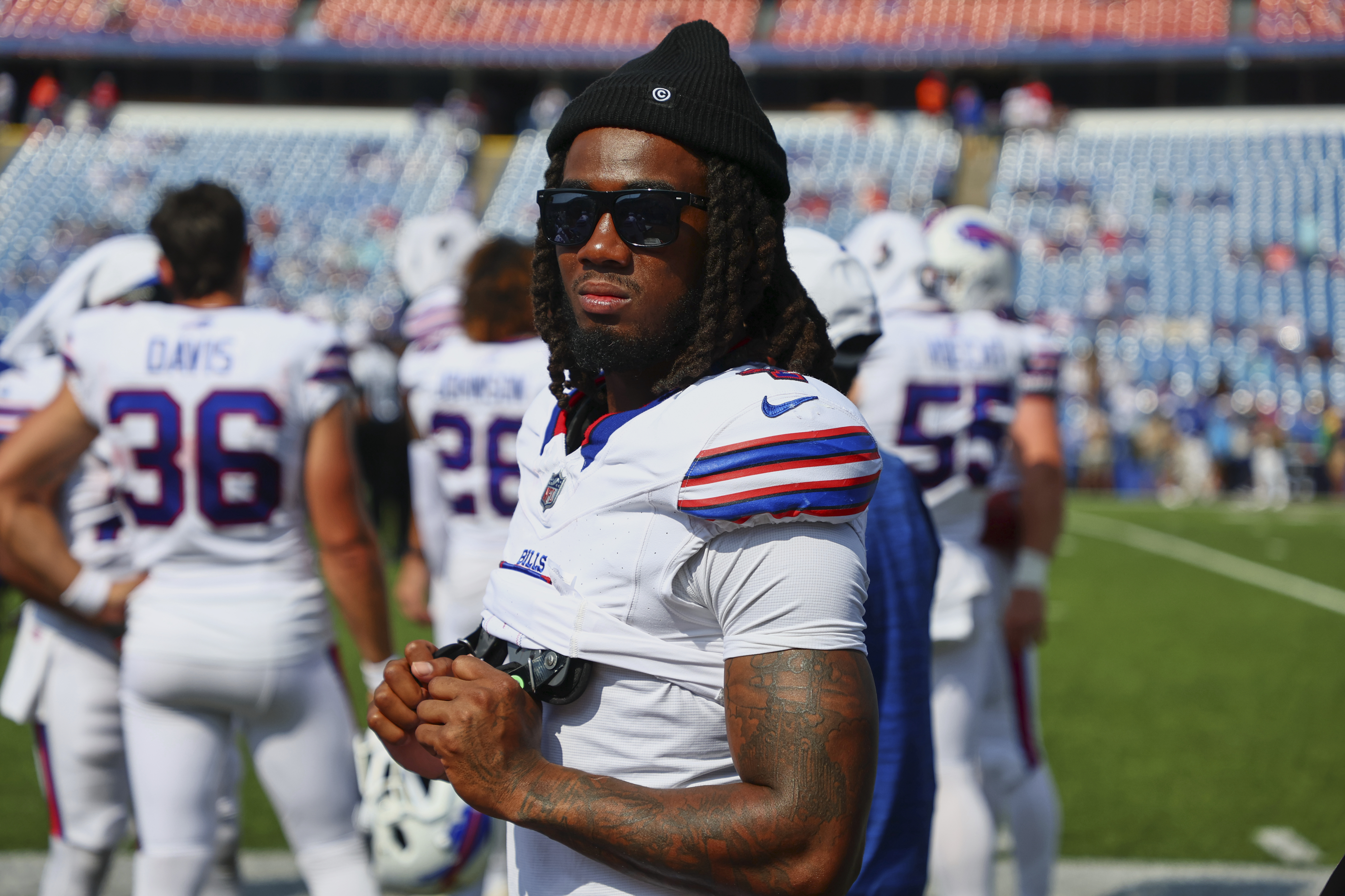 Bills RB James Cook resumes practicing after weeklong 'hold-in' as part of contract standoff