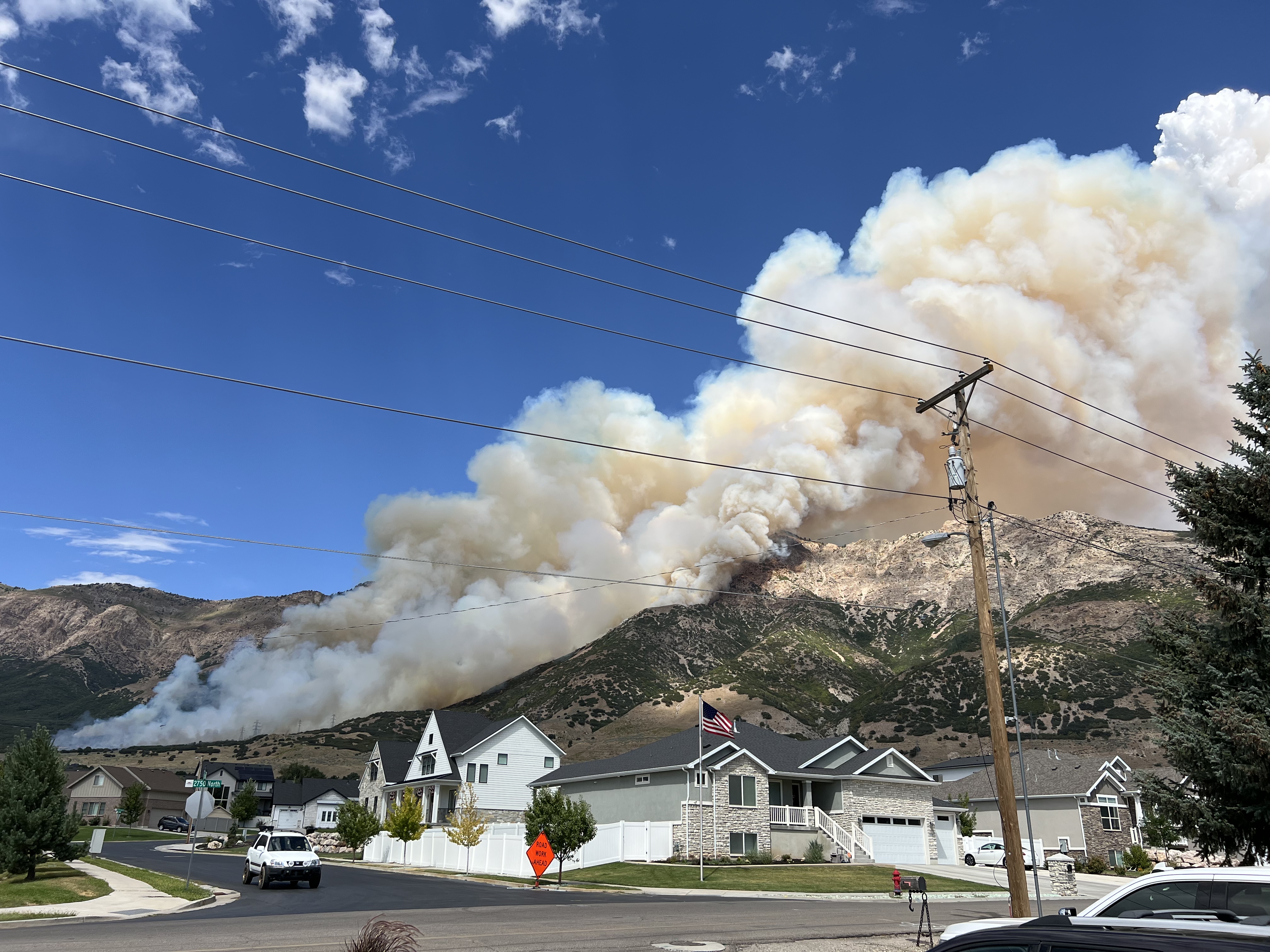 At least 15 structures threatened by new Weber County wildfire