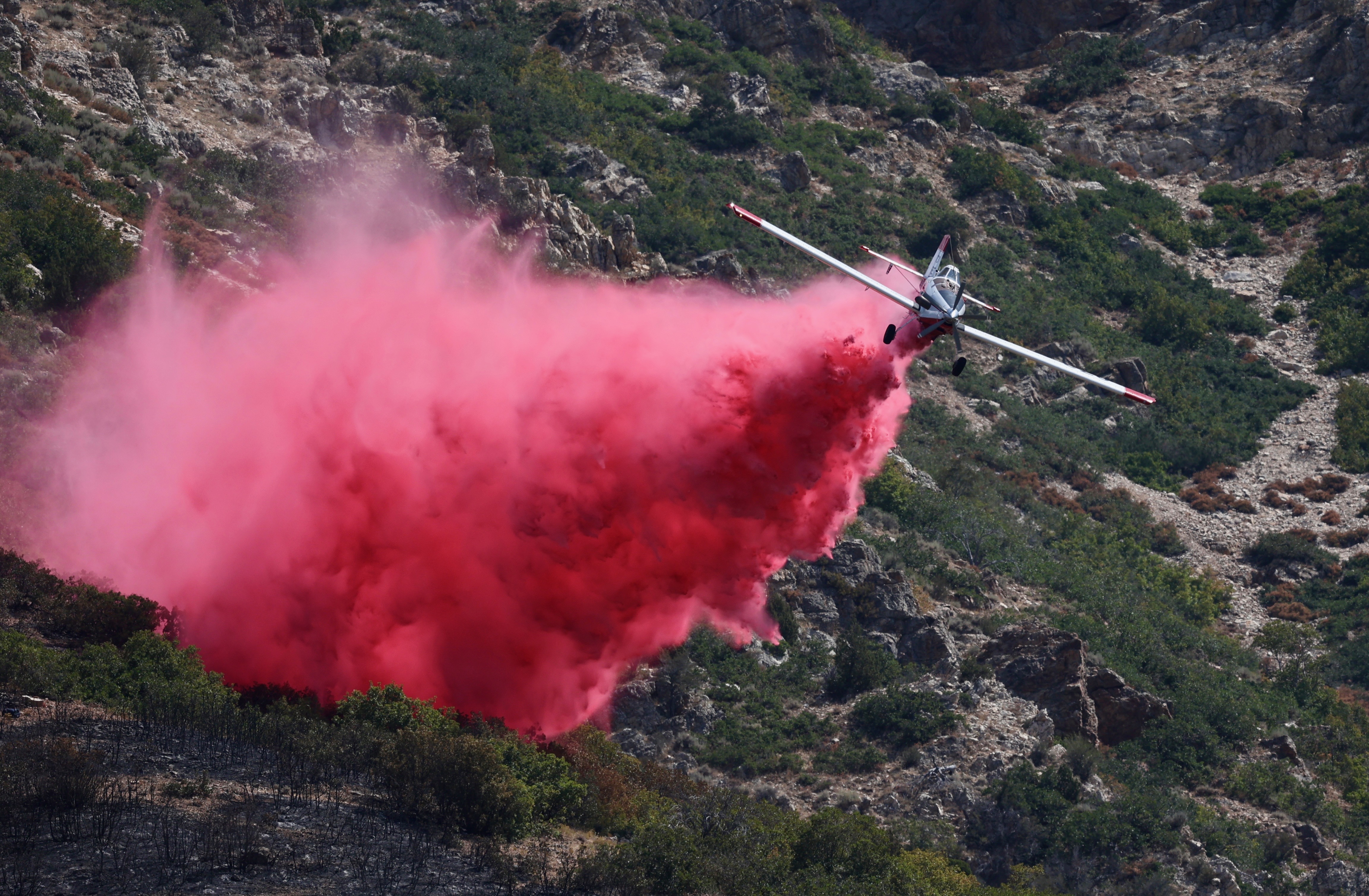 Willard Peak Fire in North Ogden has burned 577 acres, but no homes have been torched