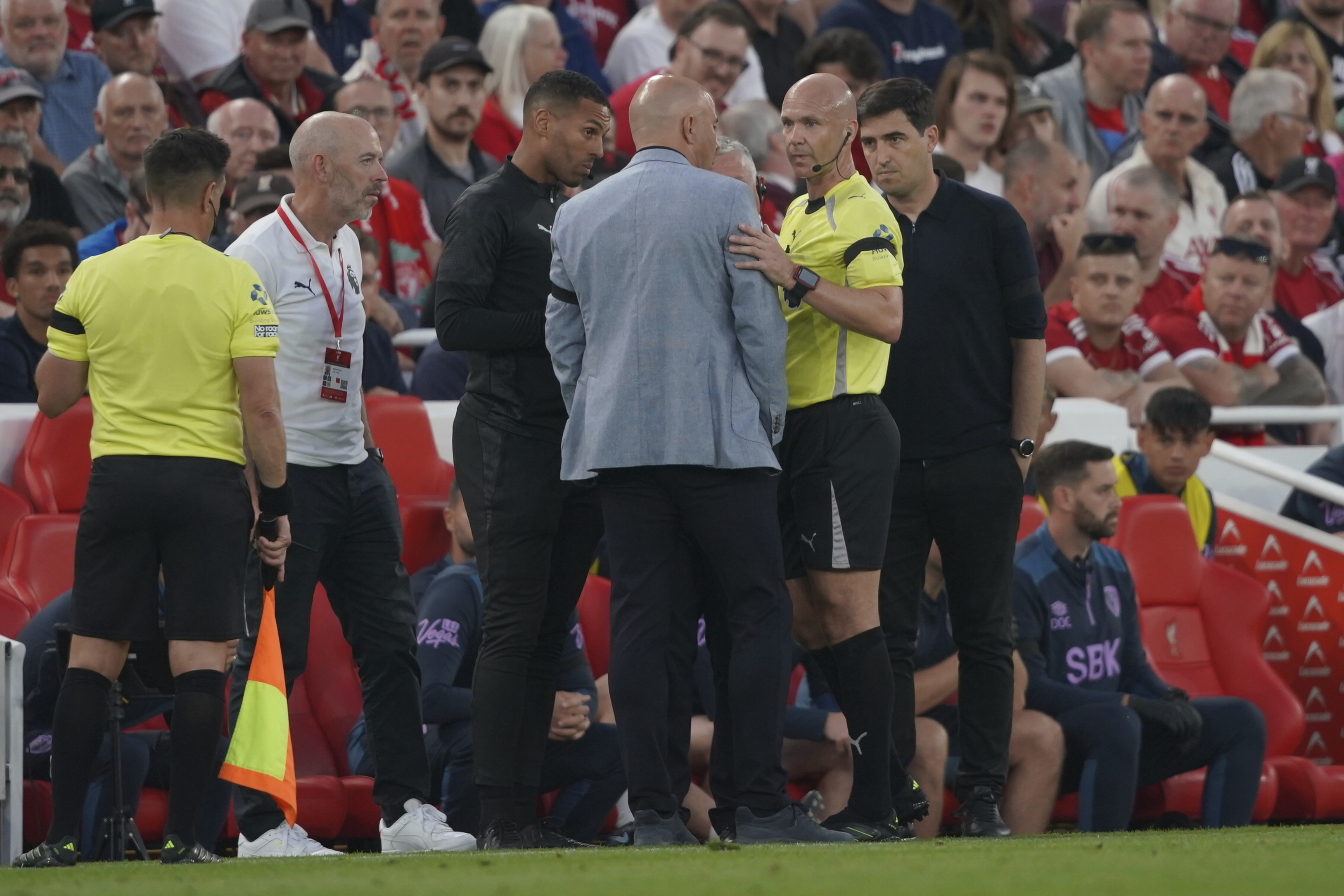 Liverpool-Bournemouth match paused after Semenyo subjected to racist abuse