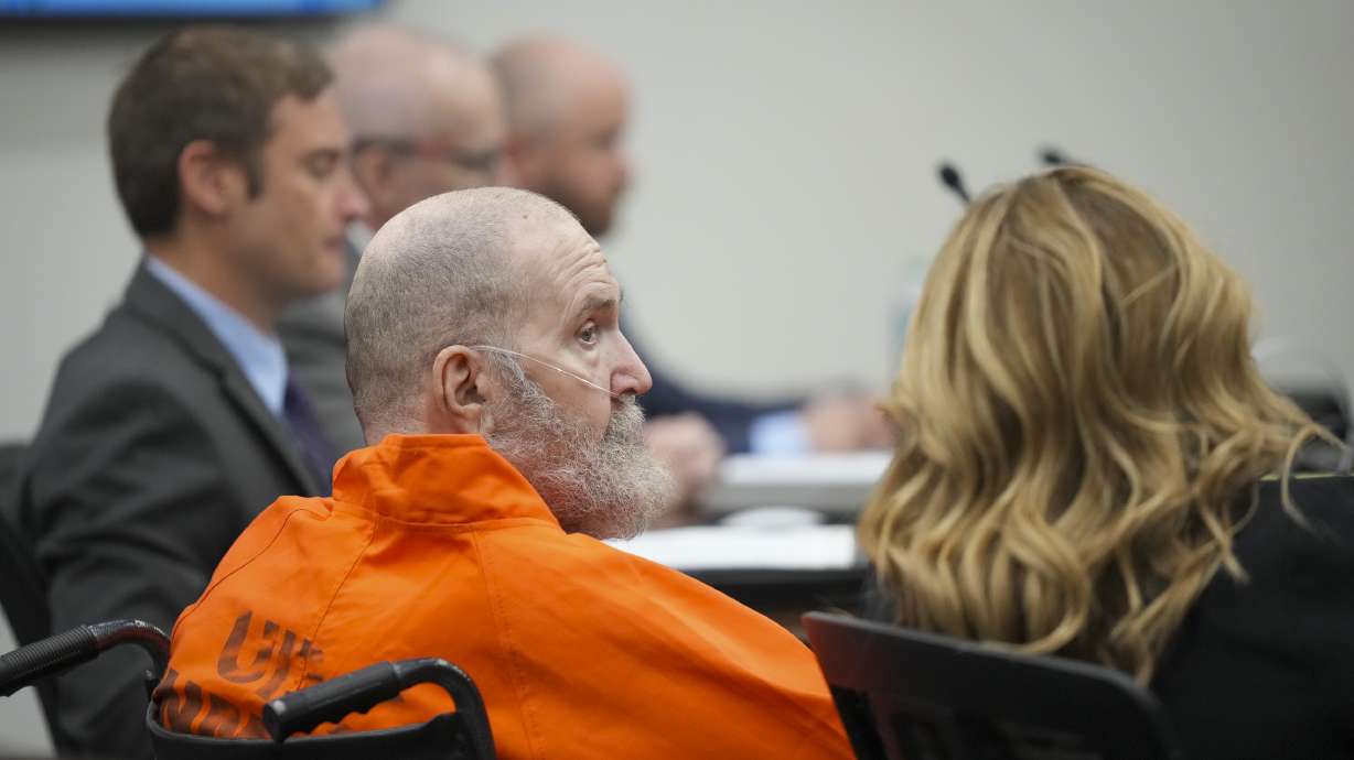 Ralph Menzies appears during his commutation hearing before the Utah Board of Pardons and Parole Aug. 15. The state wants a new competency hearing for Menzies expedited, but his defense says prosecutors aren't following proper court procedures.