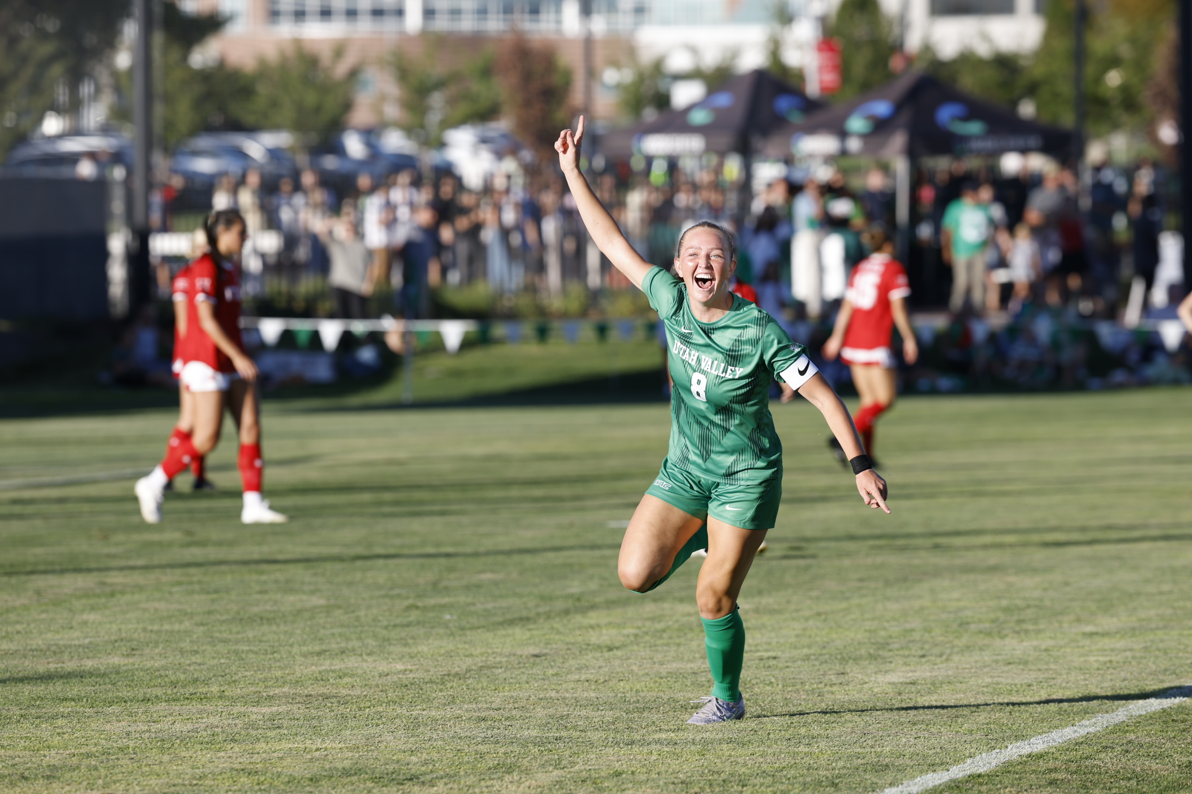 Utah Valley women's soccer breaks in new stadium with 2-0 win over Utah