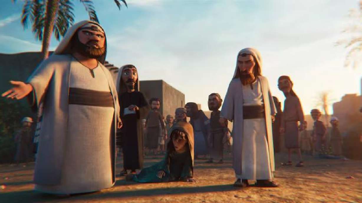 A scene from "The King of Kings" is pictured in this handout image. Angel Studios Inc., the Utah-based distribution company behind the films "The King of Kings" and "Sound of Freedom," has taken another stride toward going public.
