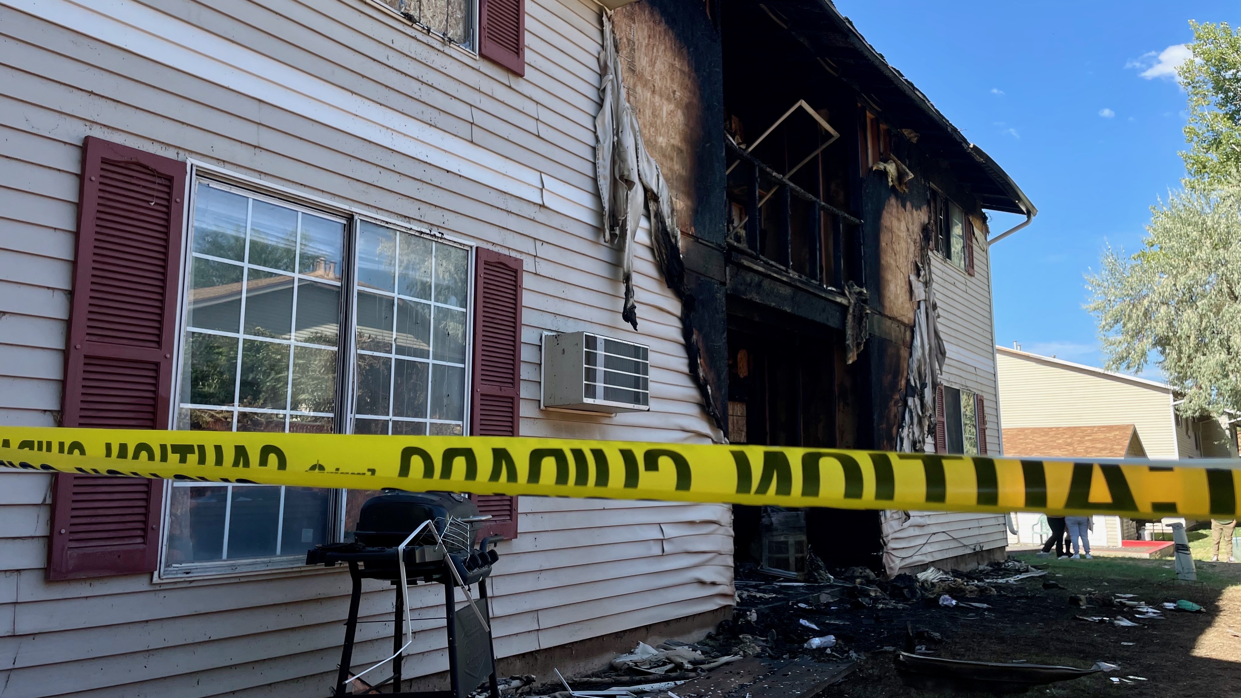 A fire at an Ogden apartment complex on Tuesday displaced the tenants in three units. A fourth unit that was damaged had been vacant.