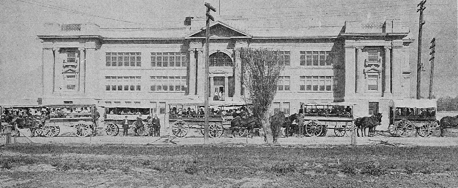 Jordan High School opened at 9351 South State in Salt Lake City in 1914 and was demolished in 1997.