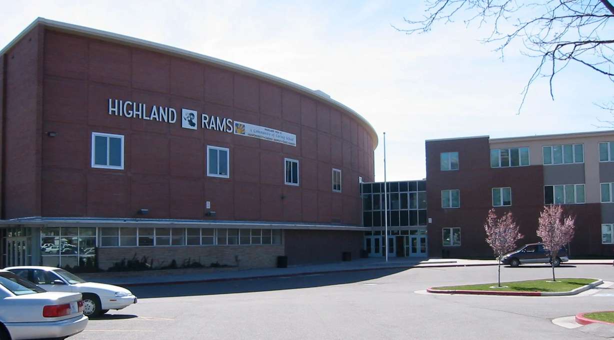 Highland High School, home of the Rams, was built at 2166 S 1700 East in Salt Lake City and is in the process of being renovated.