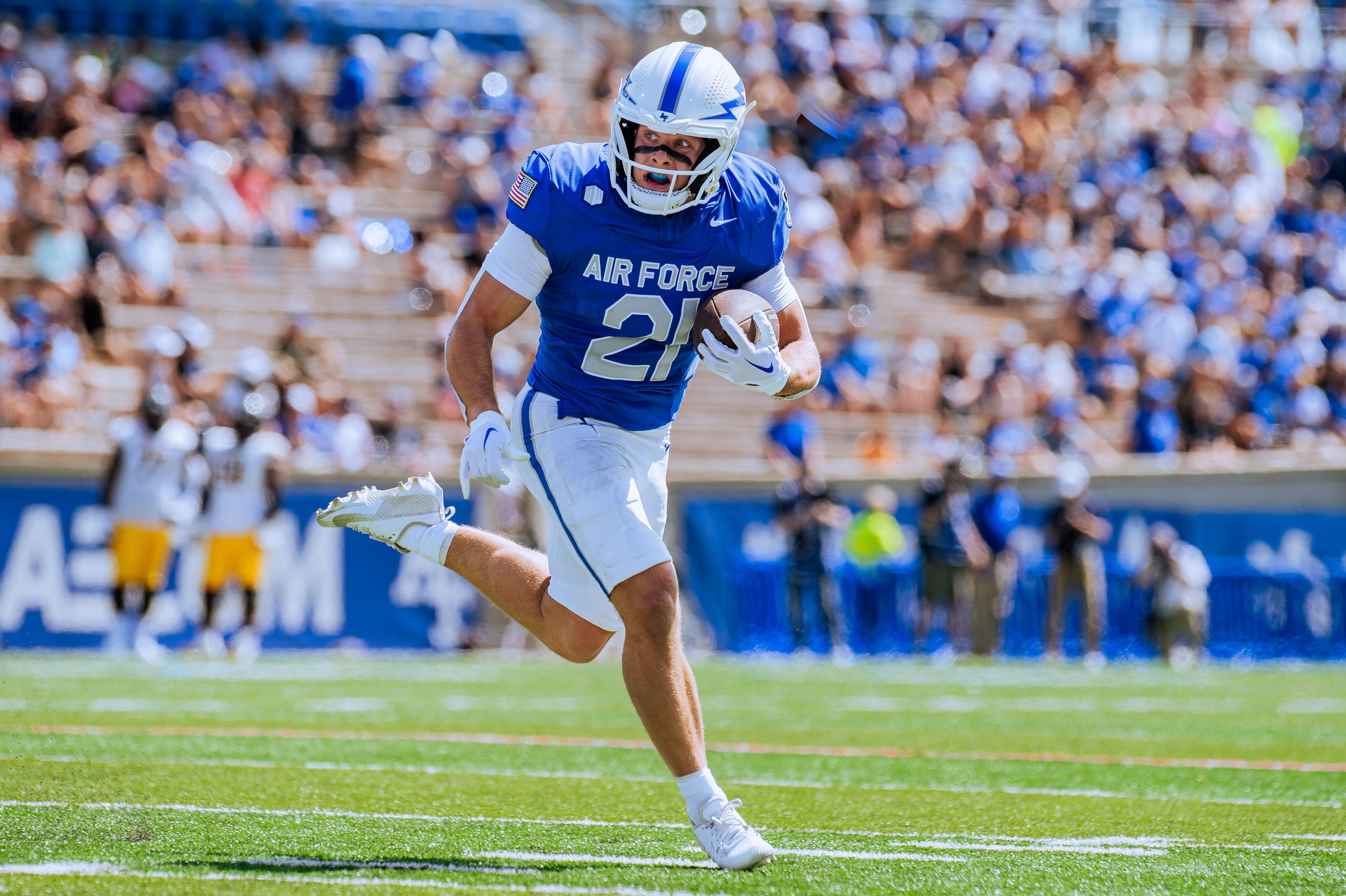 Utahn Cade Harris: Latter-day Saint ward Sunday School president — and Air Force's TD machine