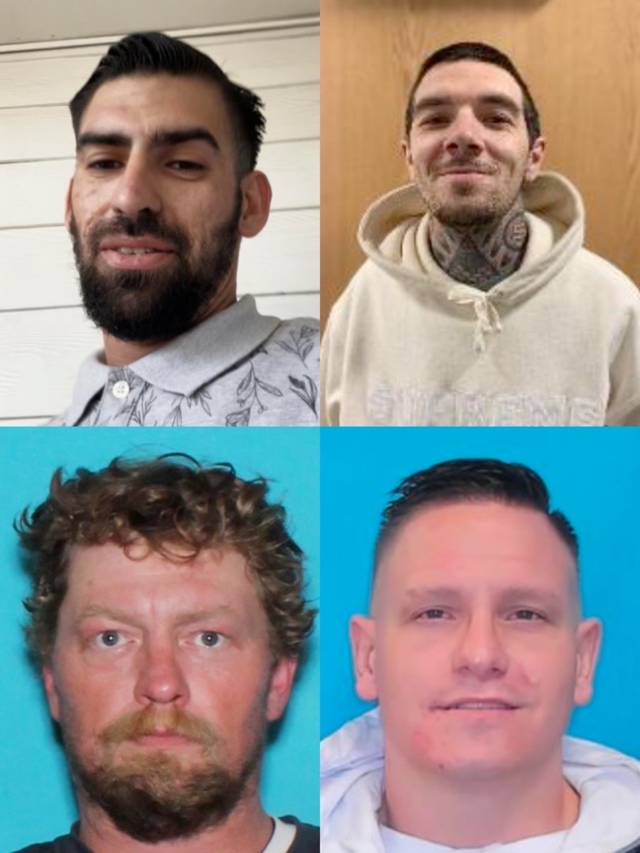 Clockwise from top left are Alvaro Uriarte, James Kudelka, Brady Dupont and Jeffrey Blue. All four were shot by Weber County law enforcement officials in separate incidents and only Dupont survived.