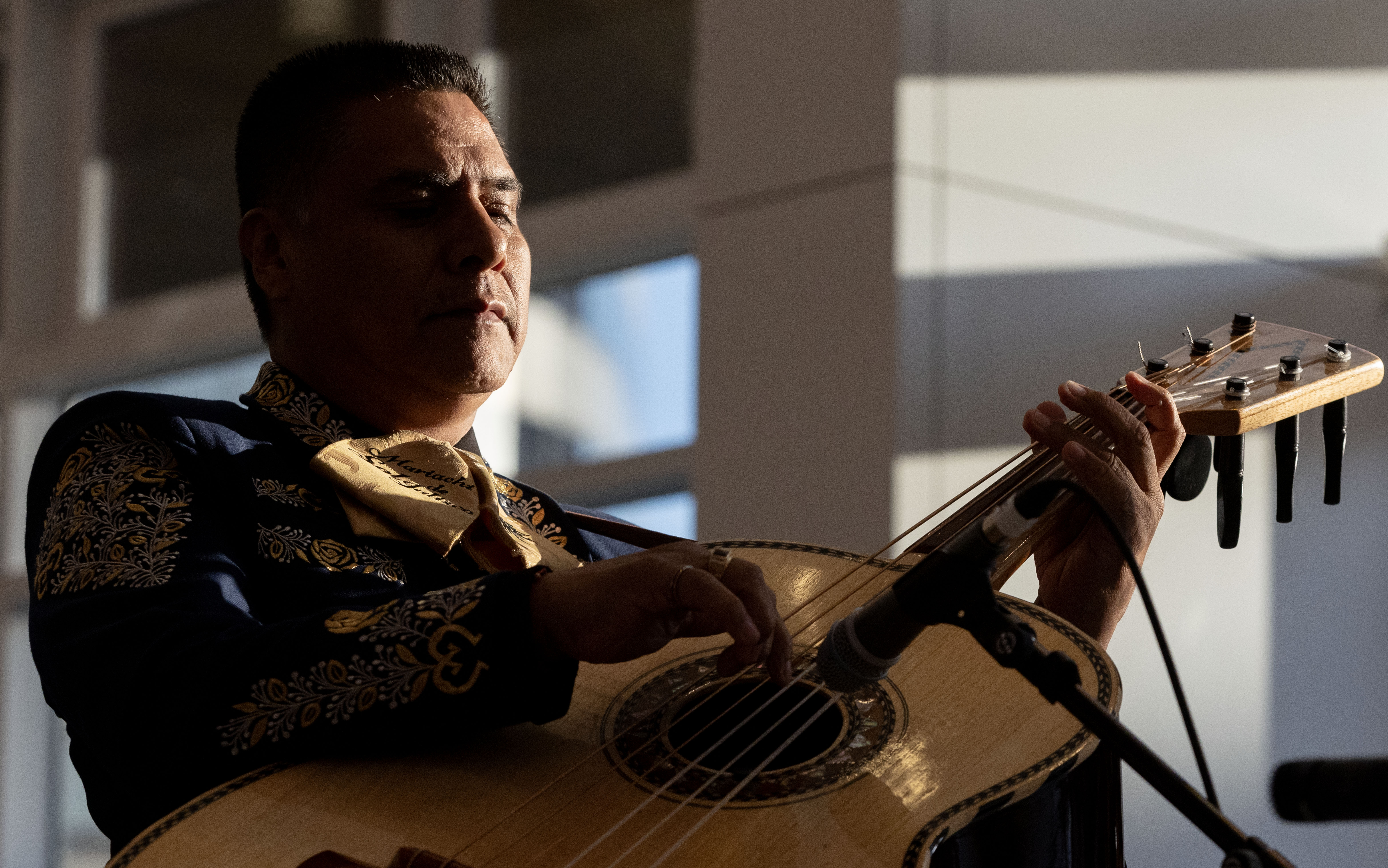 The Mariachi Festival returns to Salt Lake City on Friday, Aug. 22. A member of Mariachi Sol de Jalisco performs during last year's festival in Salt Lake City on July 19, 2024.