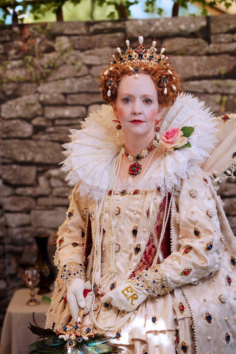 Gayle Dowdle cosplays as Queen Elizabeth at the Utah Renaissance Faire. The 13th annual festival will be this weekend at the Mt. Nebo Botanical Farm in Mona.