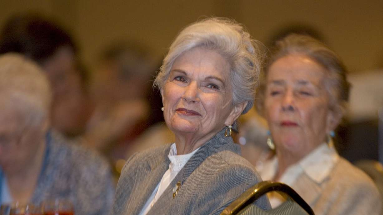 Paula Julander was awarded the Eleanor Roosevelt Award on Sept. 9, 2004, in Salt Lake City. Julander died in Sugar House on Monday at the age of 86.