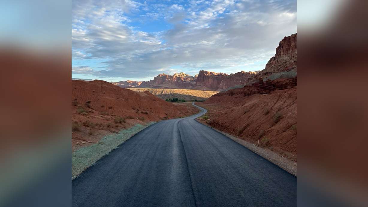 Scenic Drive at Capitol Reef National Park. Park officials said Monday the road is fully reopened after crews completed a project that began in 2024.