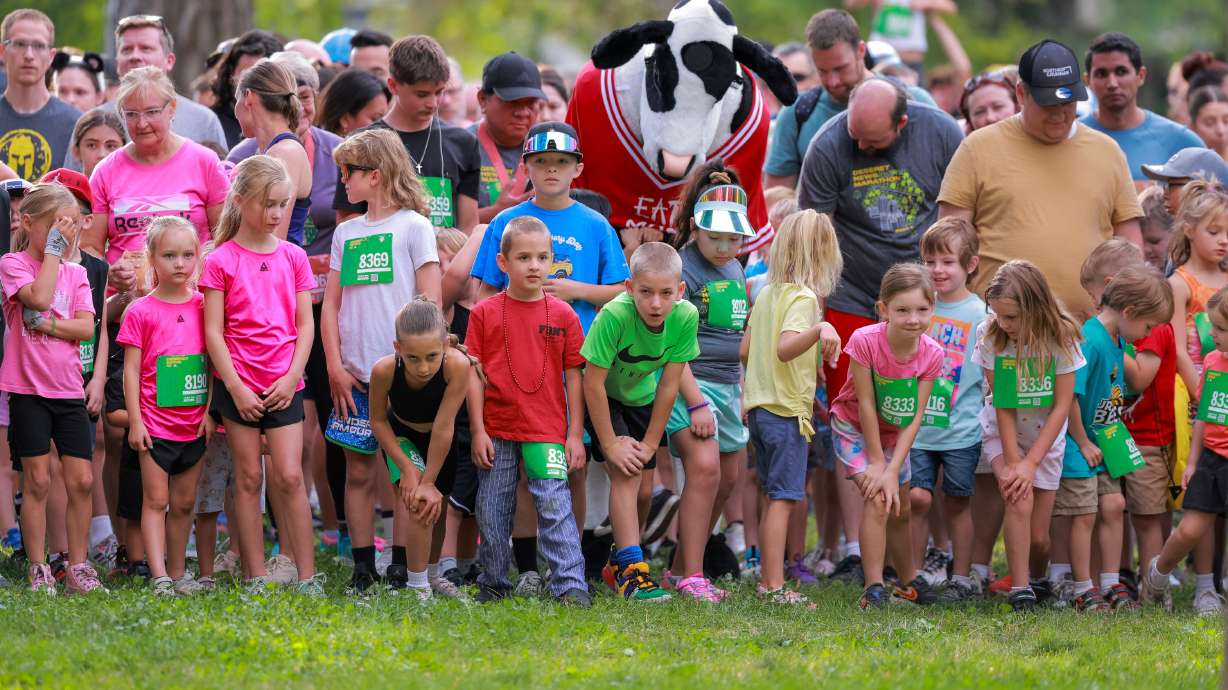 Runners get set at the starting line of the Deseret News 1K at Liberty Park in Salt Lake City on July 24. How is Utah doing when it comes to focusing on future generations and ensuring their prosperity?