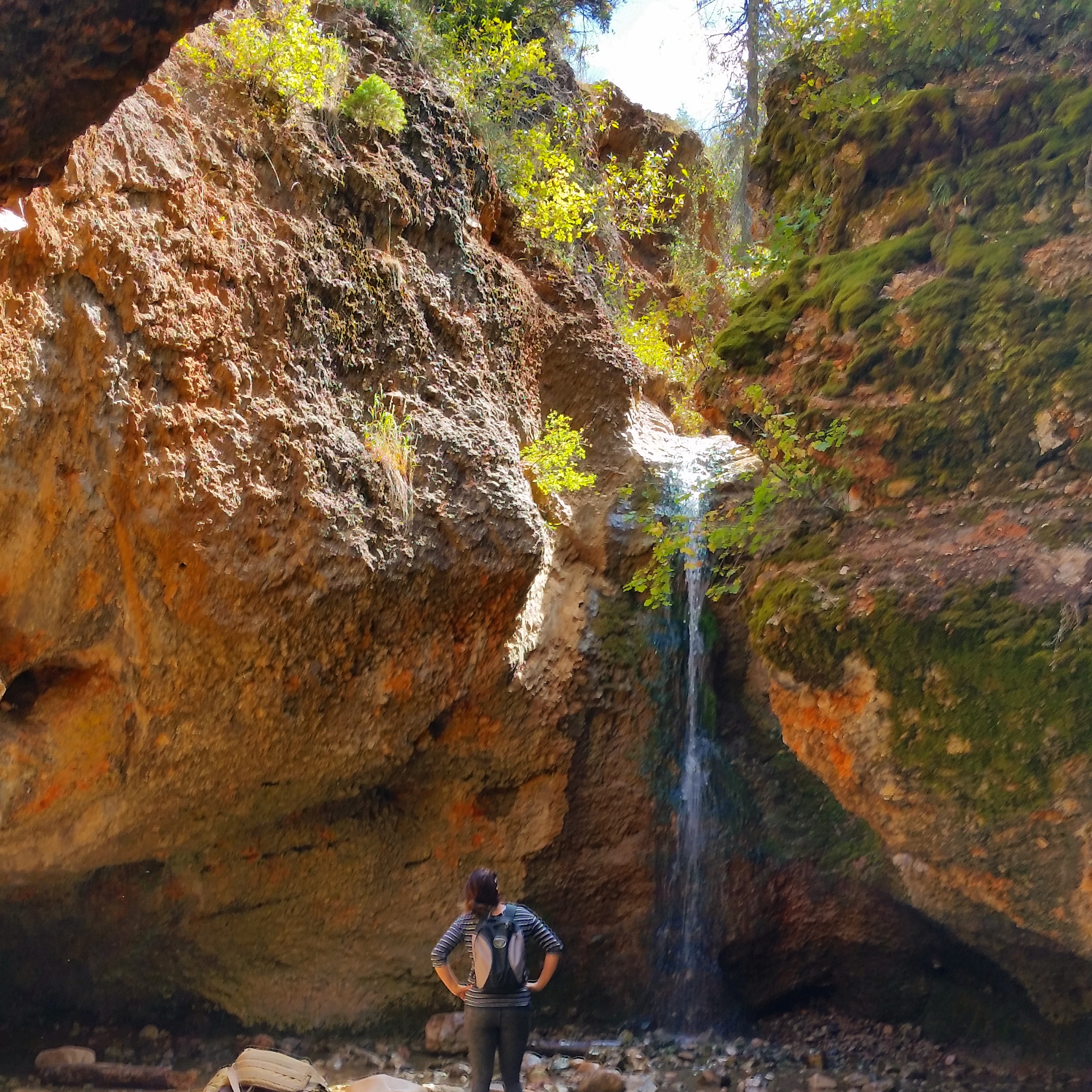 Andy Hyer at Grotto Falls.