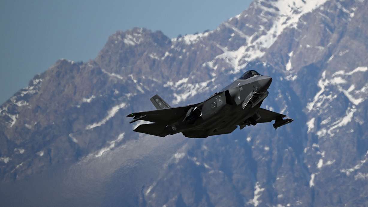 An F-35 fighter jet on March 19, 2024. Utah lawmakers are earmarking close to $60 million in Air Force repairs, among other requests, for next year's congressional budget.